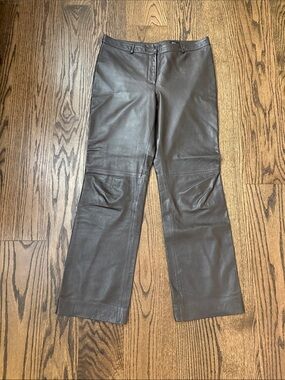 ⭐️ III STATE Brown Genuine Leather Pants